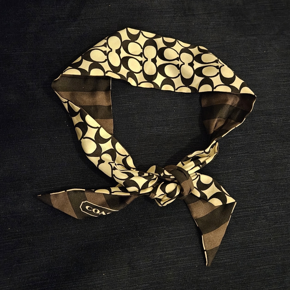 Coach Silky Headband/Scarf
